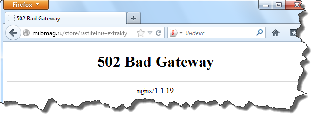 Nginx出现502 Bad Gateway错误原因及解决方法
